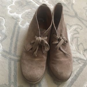 LUCKY BRAND Suede / Leather Booties Mukluks